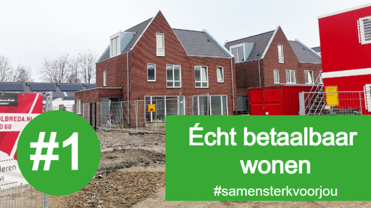 SP#1 Echt betaalbaar wonen